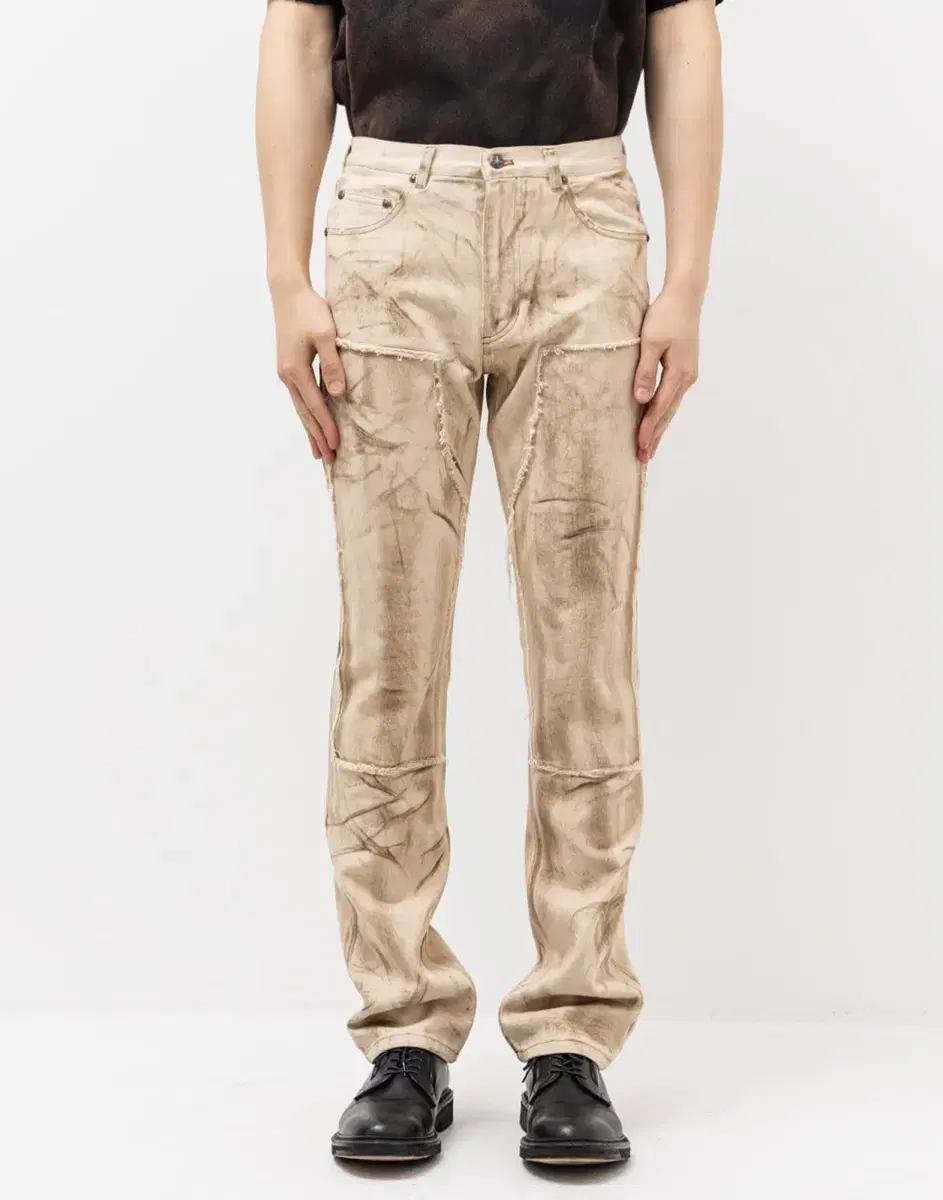 [새상품]틸던 TILLDAWN cut out panel pants Lar